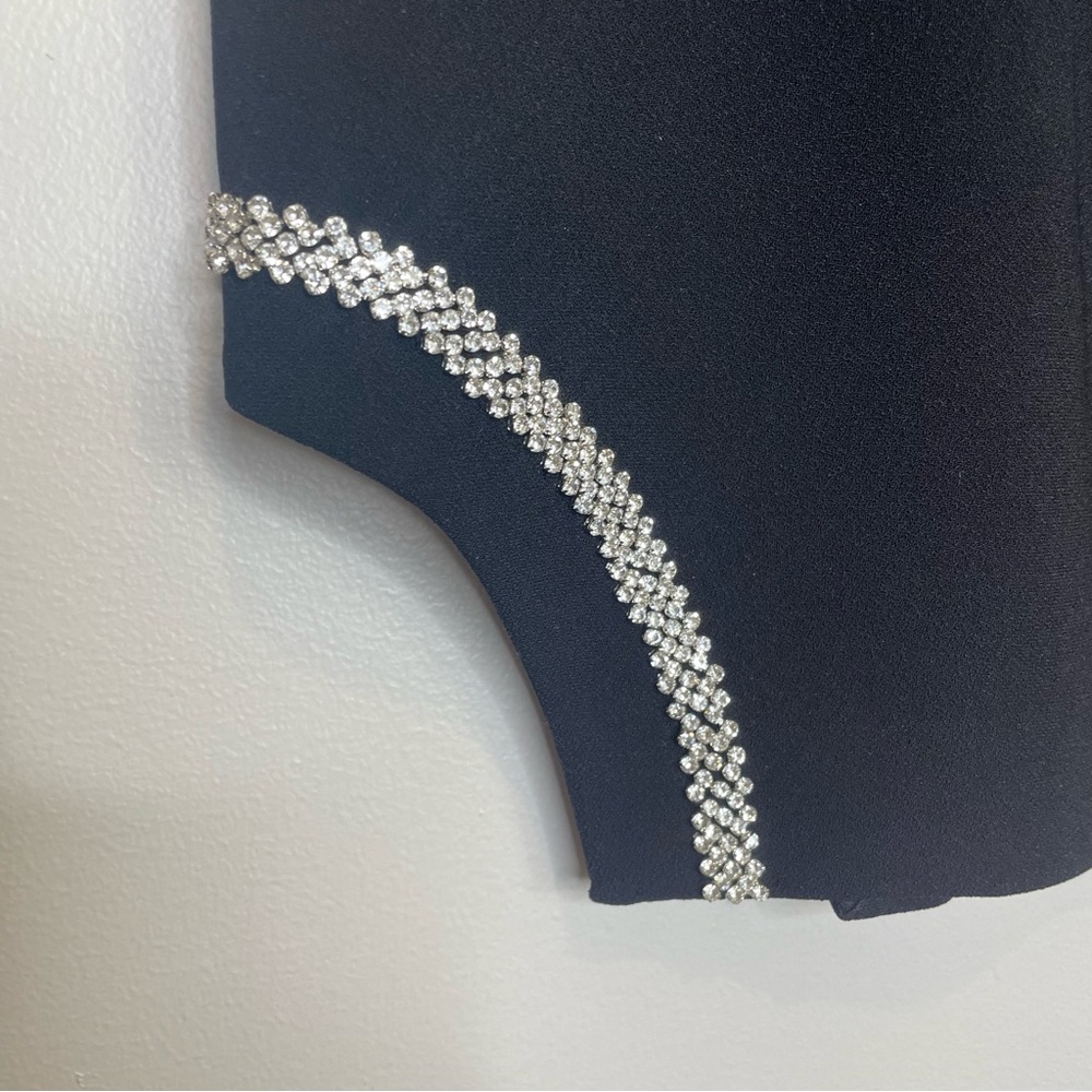 Zara Mini Skirt with Rhinestone Slit - Picture 6 of 8